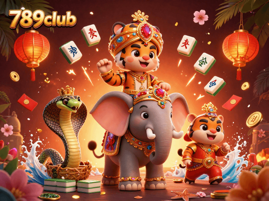 Engage with vibrant games at 789club featuring unique cartoon characters and a festive atmosphere