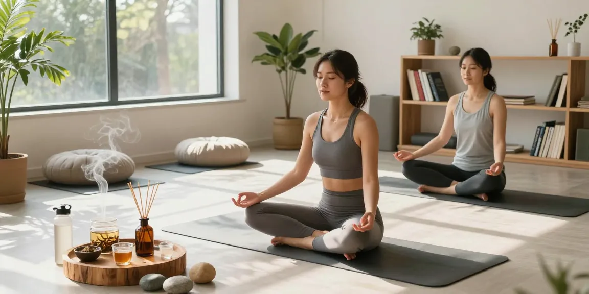 Thymosin Alpha 1 wellness benefits showcased in a serene meditation setting.