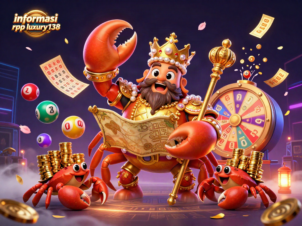 Menangkan informasi rtp luxury138 bersama krustasea emas dan bola lotere berwarna.