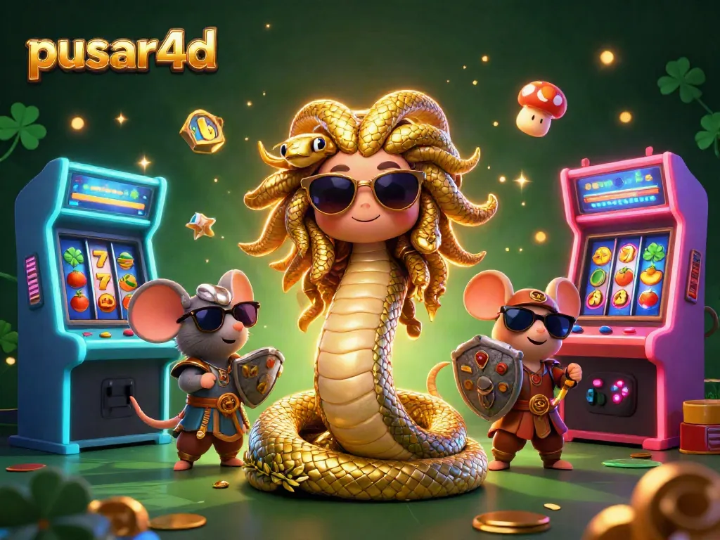 Spin to win with pusar4d in an exhilarating slots adventure featuring Medusa and arcade excitement.