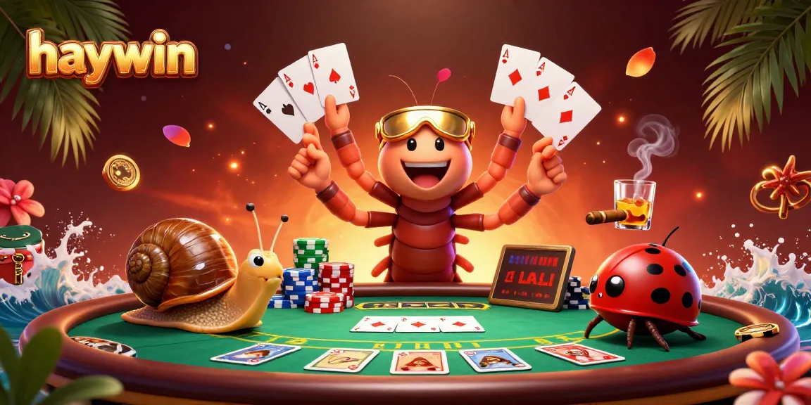 Engage with haywin's captivating poker scene featuring colorful chips and a dynamic dealer.