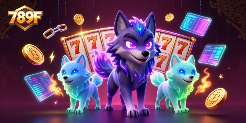 Experience thrilling gameplay with 789F's immersive slot machines among ghostly wolves.