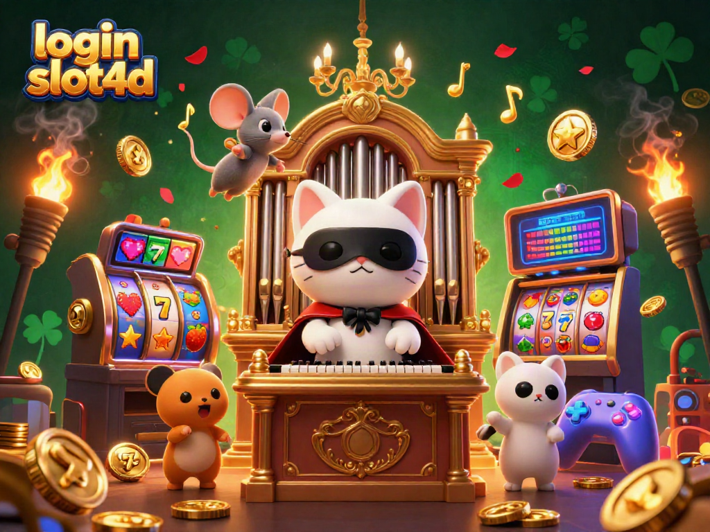 Experience gaming excitement with login slot4d at a vibrant virtual casino with dazzling characters.