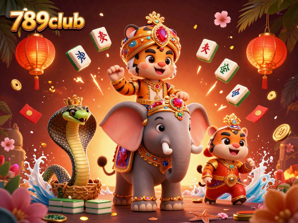 Engage with vibrant games at 789club featuring unique cartoon characters and a festive atmosphere