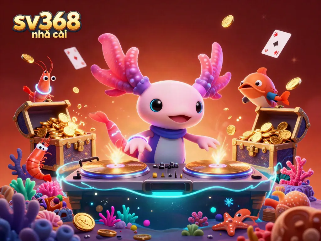 Experience thrilling gameplay at sv368 nhà cái with vibrant animated characters and lively gaming elements in a captivating underwater scene.
